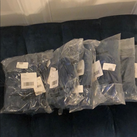 NWT $128 Free People A line overalls in blue - Picture 8 of 8